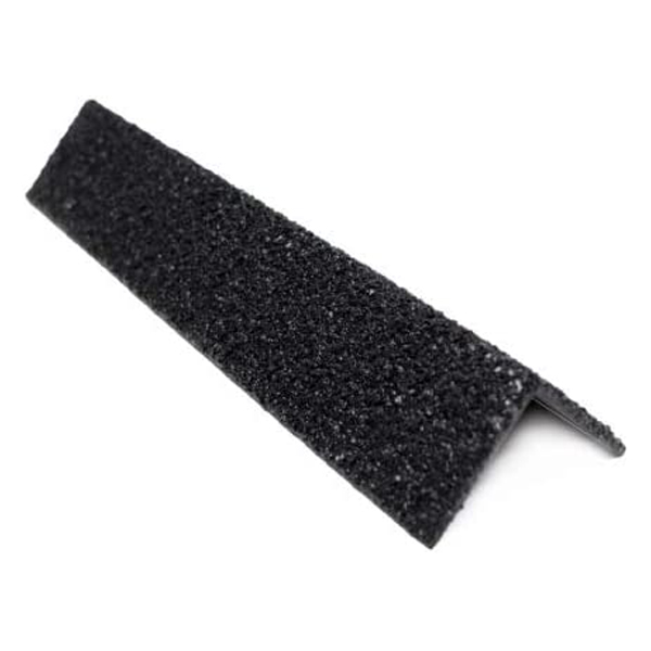 70mm x 55mm Non Slip Heavy Duty Black GRP Stair Nosing Cover 