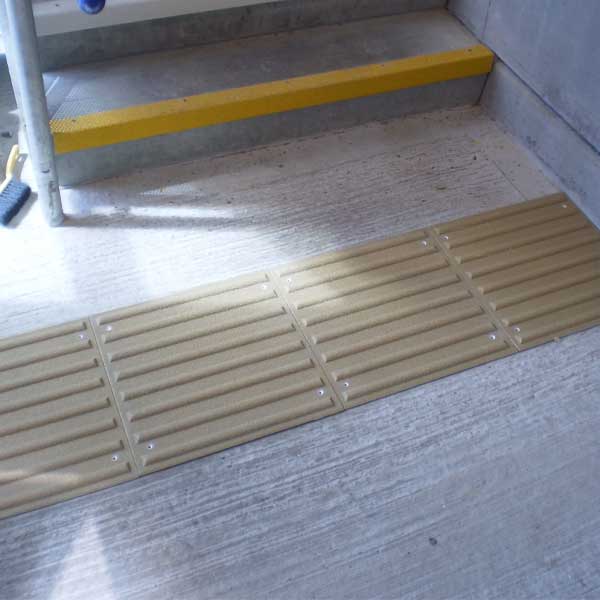 Corduroy Warning Surface for Inclusive Wayfinding Tactile Paving
