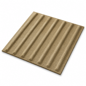 Corduroy Warning Surface for Inclusive Wayfinding Tactile Paving