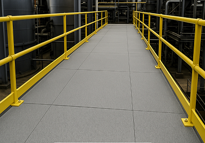 Anti-Slip GRP Flat Flooring Sheets