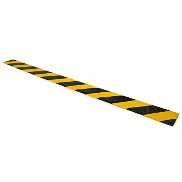 GRP Hazard Decking Strip Non Slip High Visibility for Slippery Decking