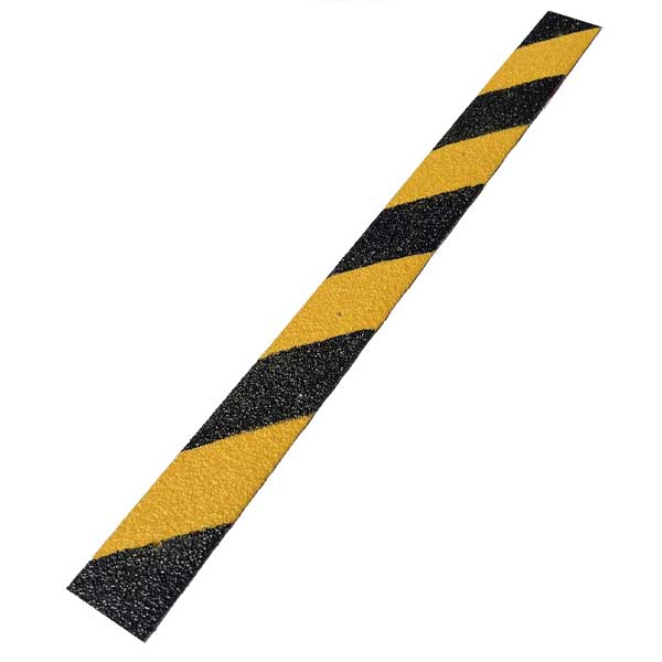 GRP Hazard Decking Strip Non Slip High Visibility for Slippery Decking