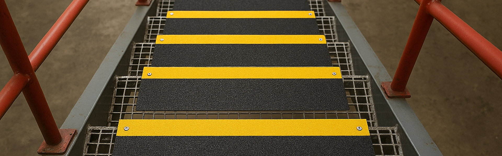Anti‑Slip GRP Stair Tread Covers